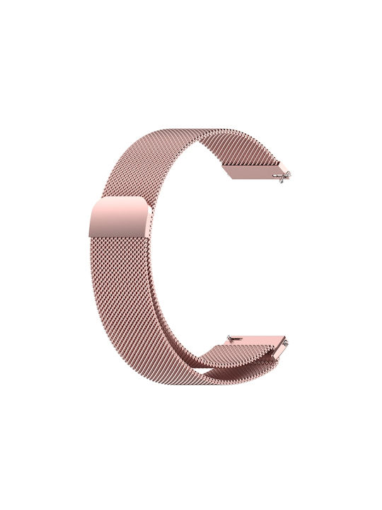 Λουράκι Ανοξείδωτο Ατσάλι Ροζ (3Huawei Watch GT2 / GT3 (42mm) / GT3 Pro (43mm))