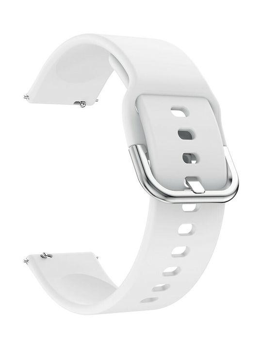 Λουράκι Σιλικόνης Λευκό (Amazfit GTS 2 / GTS 2 Mini / GTS 2e)