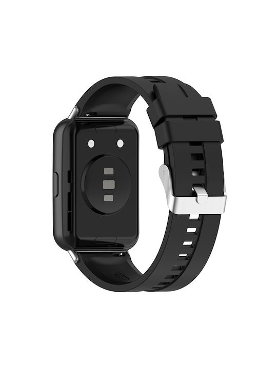 Curea Silicon Negru (Huawei Watch Fit 2)
