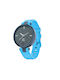 Armband Silikon Hellblau (Garmin Lilie)