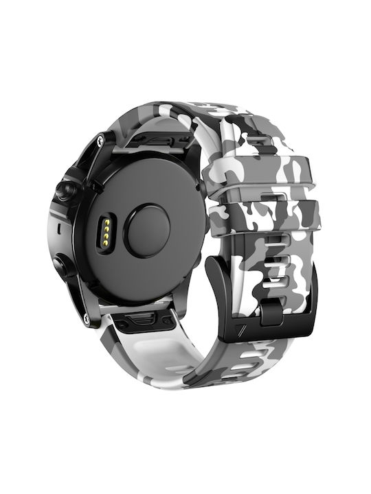 Camouflage Strap Silicone Multicolour (Fenix 5 / 5 Plus / 6 / 6 Pro / 7 / 7 Pro / 8 (47mm))