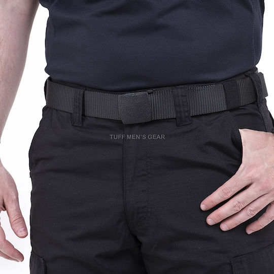 Military Quick Release Strap Belt 35mm Black