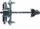 Mechanismus der Tür mit Installation Vorderseite Citroen C2 52075423
