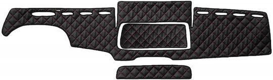 Car Dashboard Cover Leather without Emblem for Mazda 2 Man TGX Black Colour