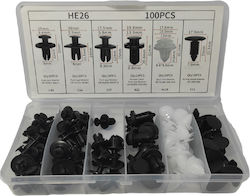 CarMotion Car Plastic Clips 100pcs