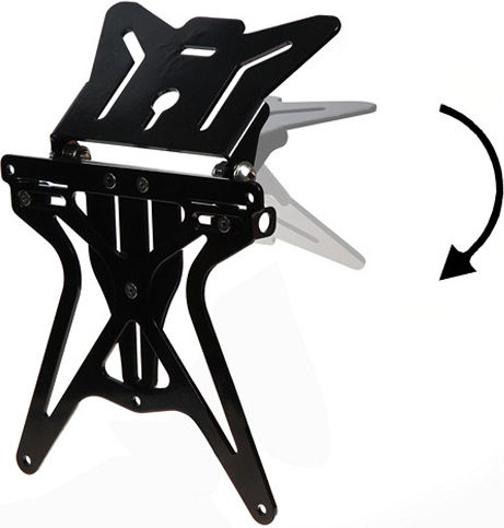 Moto Discovery Foldable Motorcycle License Plate Holder