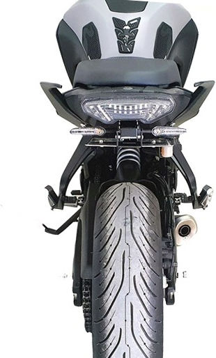 Moto Discovery Foldable Motorcycle License Plate Holder