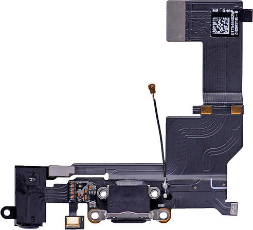Flex Cable with Charging port in Black colour for iPhone SE