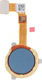 Flex Cable with Fingerprint in Blue colour for Realme C21