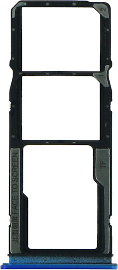 Sim Card Slot Blue Redmi 8A