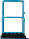 Sim Card Tray Dual Card Μπλε για Huawei P30