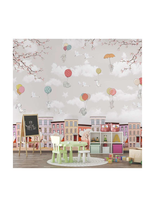 Caravelshop Geprägt Kinder Tapete Papier B450xH270cm