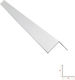 Silbernes Aluminium-Fliesenprofil 250 cm