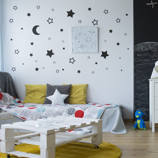 Caravelshop Детска стикерна за стена Стъкло 120x37бр Caravelshop Детска стикерна за стена Стъкло 120x37бр