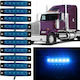 Ip66 Lumini de Volum ale Camionului 10buc 24V - Roșu 000.230.2550