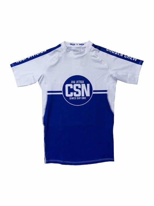 Chosen Short Sleeve Shirt CHRS114 for Jiu-Jitsu Blue
