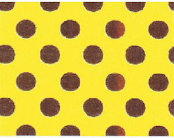 Cardboard Polka Dot Yellow 50x70cm