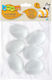 Boom Egg Crafting Surface from Styrofoam White 6 Pieces