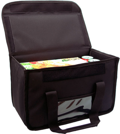 Food Delivery Bag 20lt with Belt 40x20x25cm Black