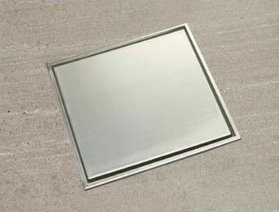 Stainless Steel Rack Floor with Diameter 100mm Silver