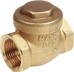 Non-return Valve Brass 1" 1300100G