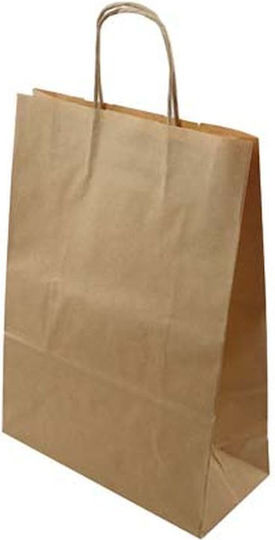 Saul Sadoch Paper Packaging Bags Kraft with Cord Beige 32x24x10cm 25pcs