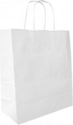 Saul Sadoch Papiertüten für Verpackungen mit Griff Weiße 41x36x12cm 25Stück Saul Sadoch Papiertüten für Verpackungen mit Griff Weiße 41x36x12cm 25Stück