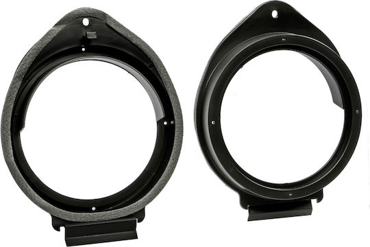Speaker Ring Car Front BMW X1 Chevrolet Avalanche / Camaro / Cruze / Express / HHR / Impala / Malibu / Silverado / Suburban / Tahoe / Traverse Ford Express Hummer H2 / H3 Opel Astra / Meriva / Zafira / Adam / Insignia / Mokka / Zafira Tourer Renault Express 2pcs