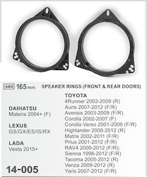 Lautsprecher-Ring Auto Vorderseite Daihatsu Materia Toyota Lexus 2Stück
