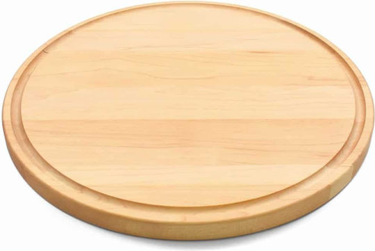 GTSA Στρογγυλή Πλάκα Σερβιρίσματος Ξύλινη 24cm