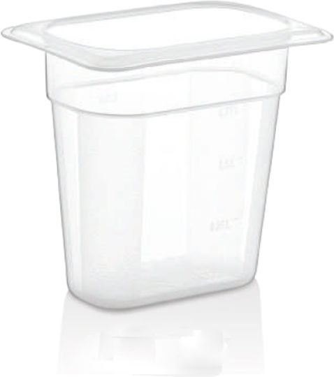 Gastroplast Σκεύος Gastronorm Πολυπροπυλενίου GN1/9 με Βάθος 150mm