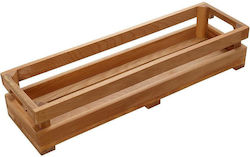 Espiel Serving Basket Wooden with Dimensions 53x16x11cm 1pcs Espiel Serving Basket Wooden with Dimensions 53x16x11cm 1pcs