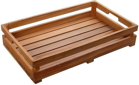 Coș de Servire Lemn cu Dimensiuni 53x32.4x11cm 1buc