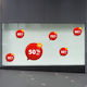 Caravelshop Стикер Дисплей Отстъпки 30x30cm SS 7269-1 1бр