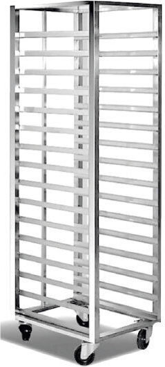 Lappas Küchenwagen für gewerbliche Küche für 15 Tabletts H160xB66xT65cm
