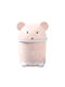 Plastic Coș de gunoi de birou Roz 12.5x12.5x20.5cm