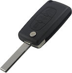 Car Key with Immobilizer for Peugeot 207 / 307 / 308