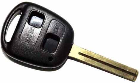 Car Key Shell with Blade with 2 Buttons for Toyota