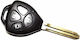 Car Key Shell with Blade with 4 Buttons Toy43 for Toyota