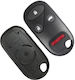 Car Key Shell with Blade with 3 Buttons for Honda