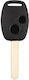 Car Key Shell with Blade with 2 Buttons for Honda