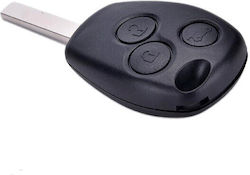 Car Key Shell with Blade with 3 Buttons for Renault / Dacia