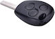 Car Key Shell with Blade with 3 Buttons for Renault / Dacia