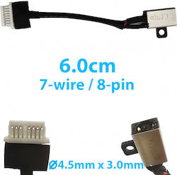 Dell 450.0KD0C.0021 Βύσμα Latitude με Καλώδιο για Dell