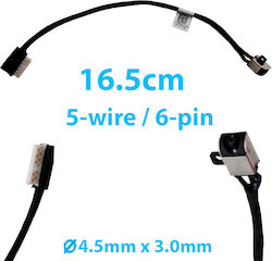 Power Plug with Cable for Dell