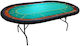 Pokeritems Masa de poker Metalic Pliabil Verde 250x140cm. 1buc