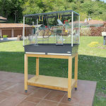 Ferplast Bird Cage Piano 97x58x83cm. Brown