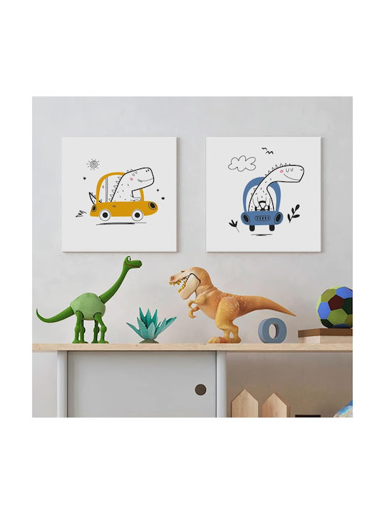 Dino 40x40cm