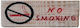 Nakaro Wood Schild "Verboten Rauchen " 18.5x8cm