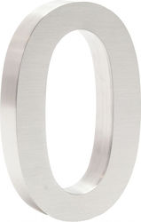 Wiltoc Πινακίδα με Αριθμό 0 σε Ασημί Χρώμα 20cm 60867 Wiltoc Πινακίδα με Αριθμό 0 σε Ασημί Χρώμα 20cm 60867